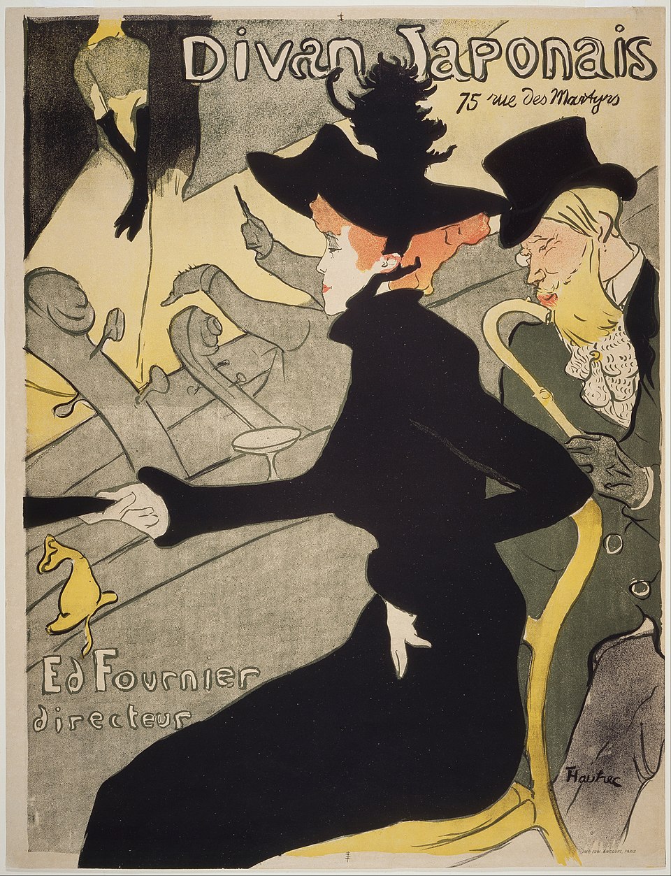 Henri de Toulouse-Lautrec-Divan Japonais Henri de Toulouse-Lautrec-Divan Japonais