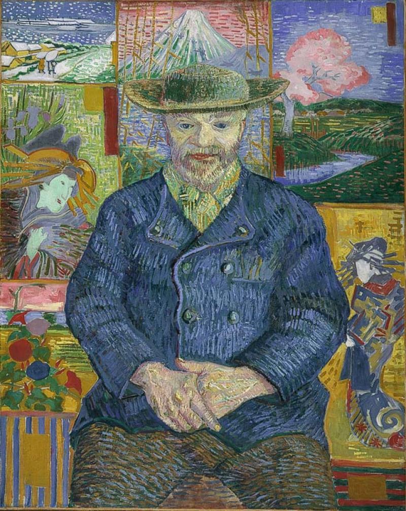 Van Gogh-Portrait of Pere Tanguy 1887-8 Van Gogh-Portrait of Pere Tanguy 1887-8